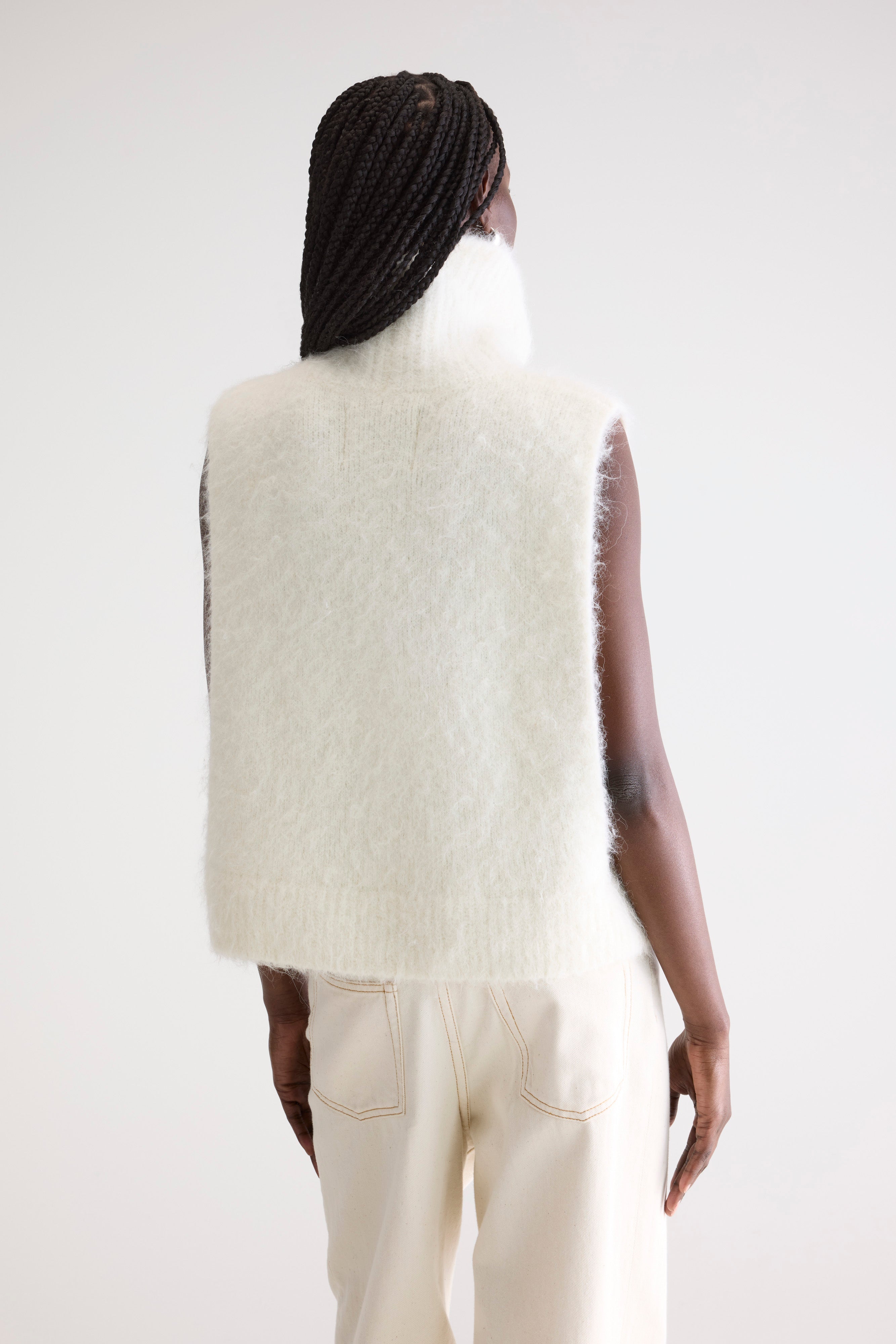 Daren Sleeveless Sweater - Natural For Women | Bellerose