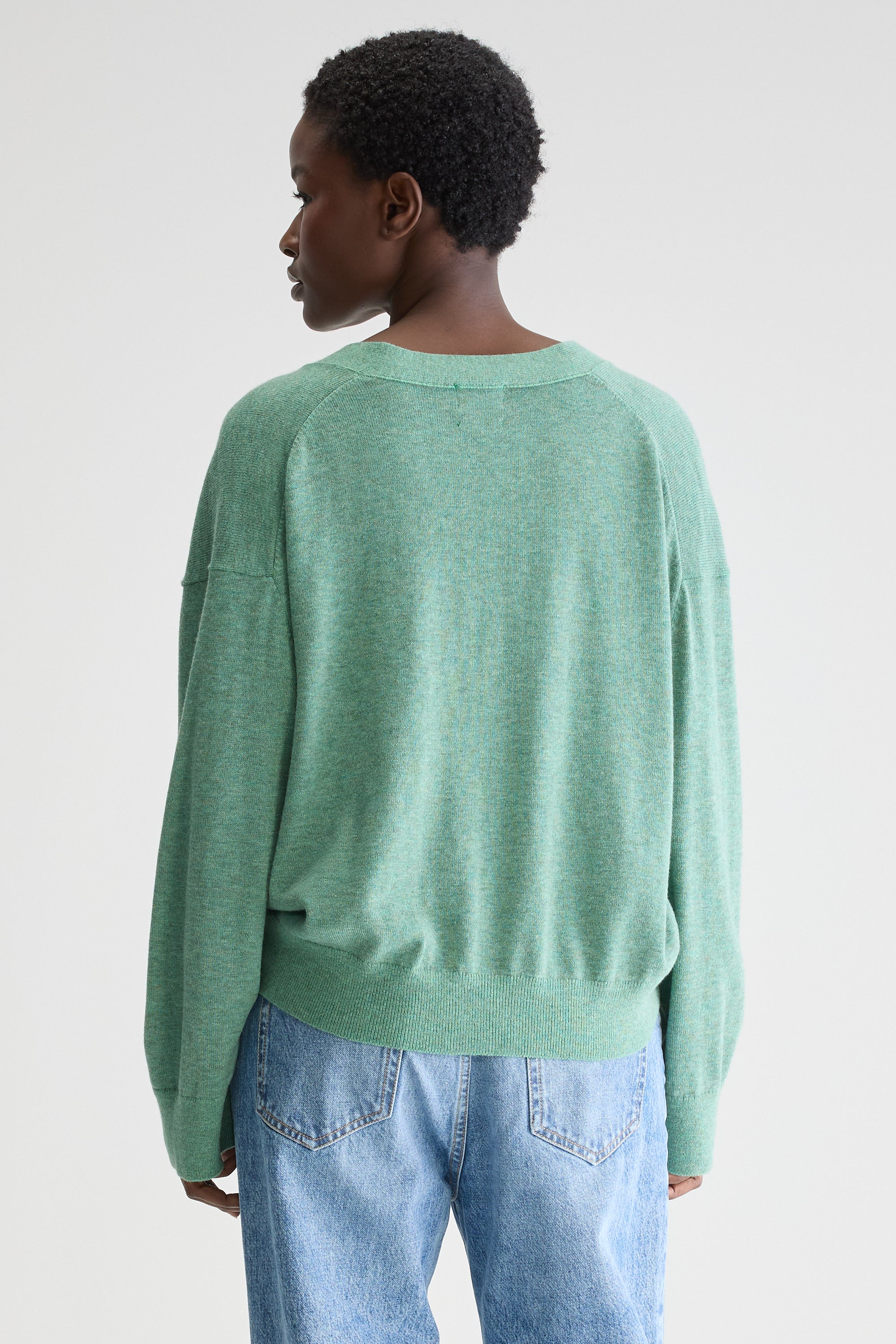 Gakkin V-neck Cardigan - Prairie For Women | Bellerose